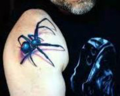 Real Spider Tattoo